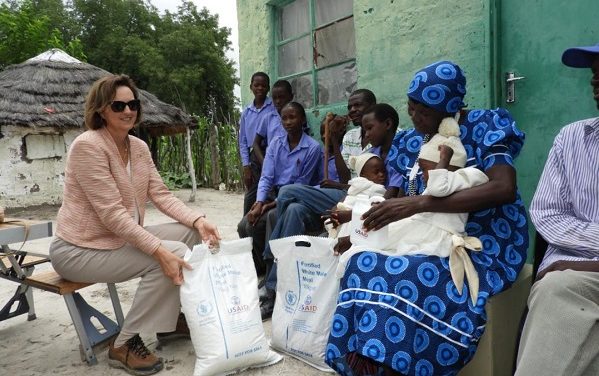 US gives food to hungry Oshana communities