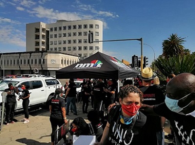 Namibian journalists mark 2 November with peaceful protest