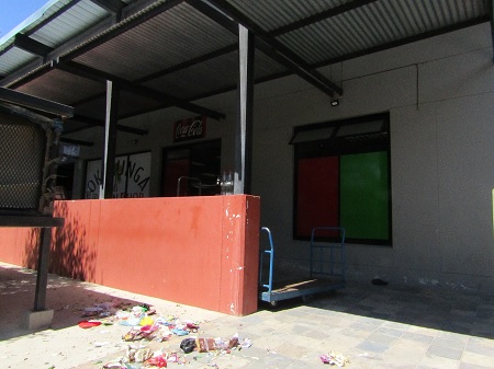 Rubbish fly around NDC complex at Oshifo
