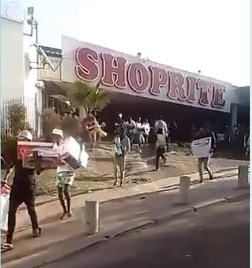 South Africa burns, Namibia sits on the powder keg