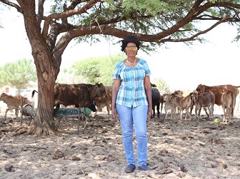 Resettled farmer determined to leave a mark in a male dominated industry