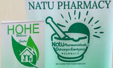 Ohangwena athletics team gets financial boost from NATU Pharmacy