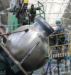 Petrozavodskmash conducted pre-assembly of reactor coolant pump housings for Tianwan NPS