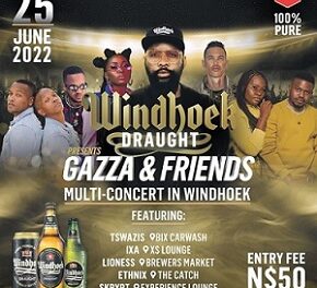 Windhoek Draught Gazza & Friends may end the entertainment drought