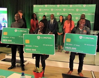 Old Mutual SEED awards N$85 000 to three entrepreneurs at Oshakati