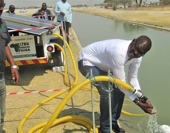 Water Engineering Africa launches a mobile solar powered water pump