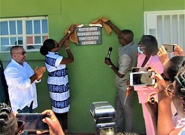 Emma Theofilus opens Oshana school of computing