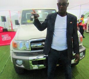 Otjiwarongo man wins Top Score’s Toyota Landcruiser