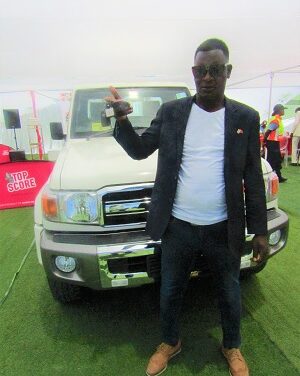Otjiwarongo man wins Top Score’s Toyota Landcruiser