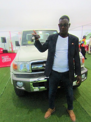 Otjiwarongo man wins Top Score’s Toyota Landcruiser