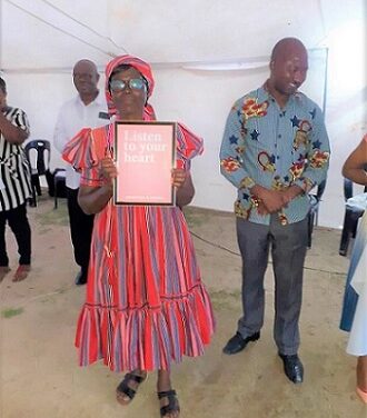 Okatana Councillor launches ‘Listen to your heart’ motivational book
