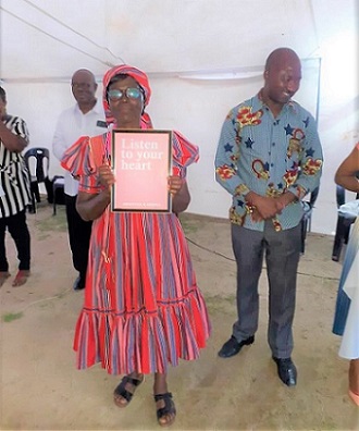 Okatana Councillor launches ‘Listen to your heart’ motivational book
