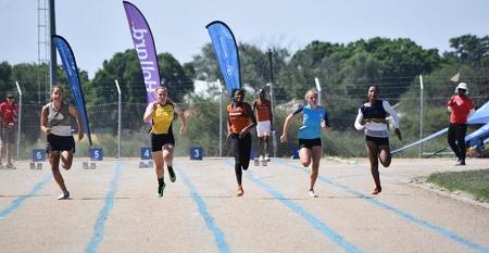 Young athletes compete in Athletics Namibia Grand Prix