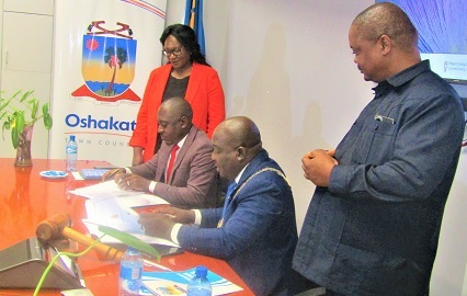 Oshakati and Tsumeb renew twinning agreement