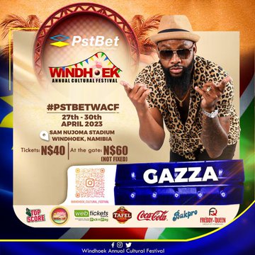 Gazza to headline Windhoek Annual Cultural Festival