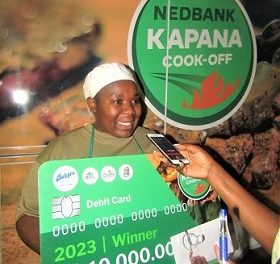 Young woman wins the 2023 Nedbank Kapana Cook-Off