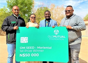 Sanitary pad innovator wins Hardap’s OM SEED 2023 entrepreneurial support