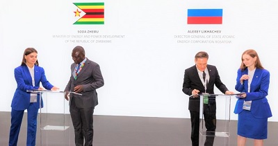 Russia, Zimbabwe sign partnership for peaceful atomic energy purposes