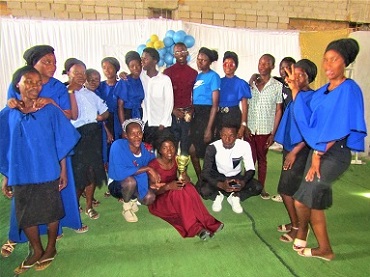 Santa Clara PPC youth choir gets the trophy at Oshakati