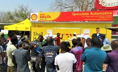 Oshakati young man opens Shell’s Speculative Automobile Mobile Shop