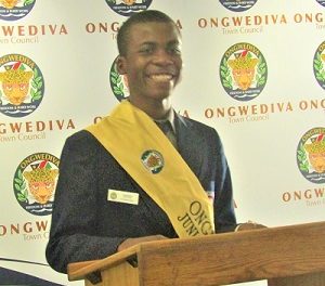 Ongwediva junior mayor accepts responsibility to lead youth