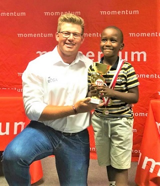 Auala emerges as champion for pre-to-primary at Momentum Junior Golf Series
