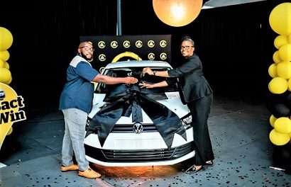 Rundu man drives home with a brand-new Volkswagen Polo Vivo
