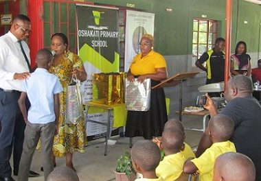 Aashakati Community Association donates uniforms to needy schoolkids