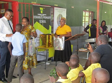 Aashakati Community Association donates uniforms to needy schoolkids