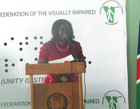 Namibia celebrates the white cane day in Oshana