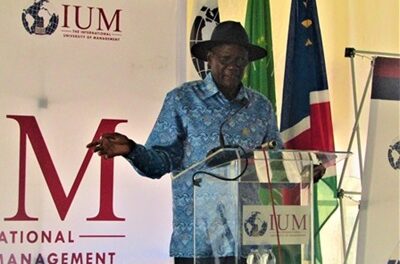 Professor David Namwandi’s speech at IUM Eenhana inauguration
