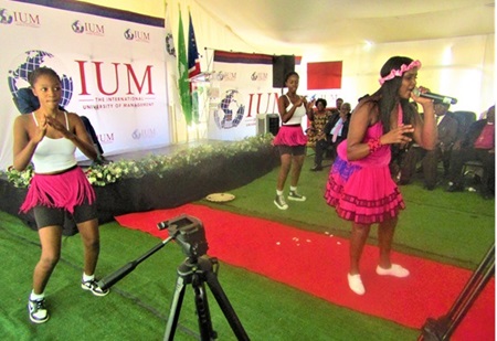 Sweety Namibia does it for IUM