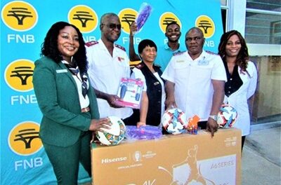 FNB donates sport equipment to Oshakati hospital’s ward 16