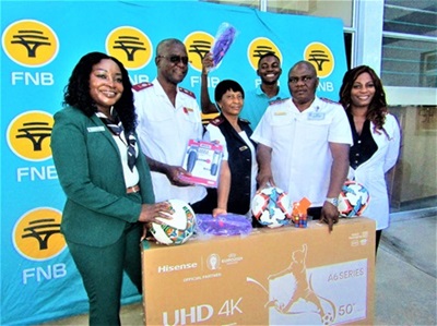 FNB donates sport equipment to Oshakati hospital’s ward 16