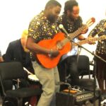 Risto & The Art Band performs for former governor