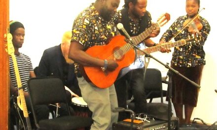 Risto & The Art Band performs for former governor