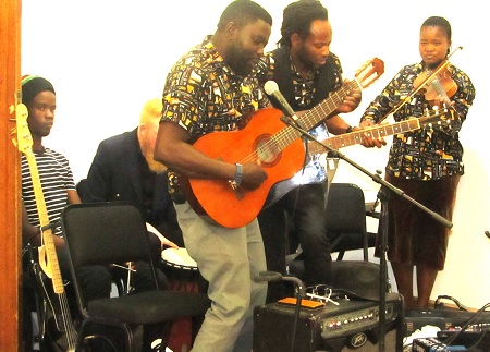 Risto & The Art Band performs for former governor