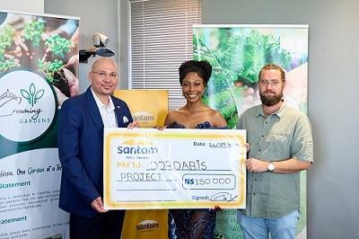 Santam Namibia partners with Miss Namibia 2024 to establish climate-smart food project