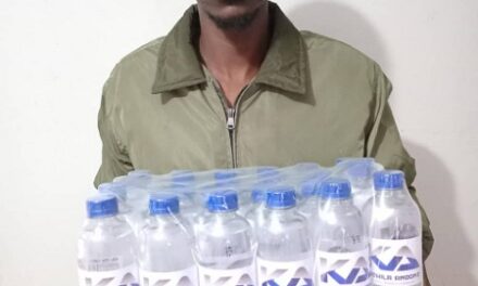 Kadhila Amoomo water hits the streets