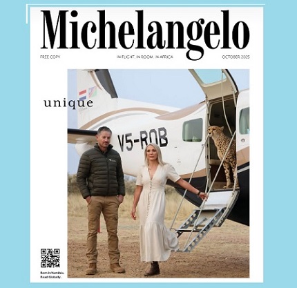 Michelangelo Magazine connects the world, sharing the Namibian story