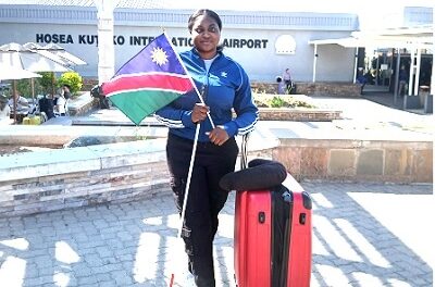 Alvara flies the Namibian flag high at Grenzenlos Kultur Festival in Germany
