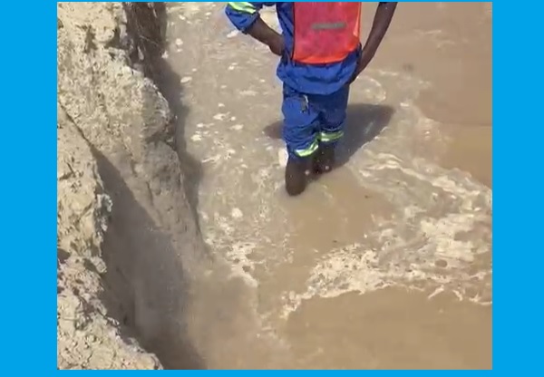 Contractor interrupts water supply at Outapi