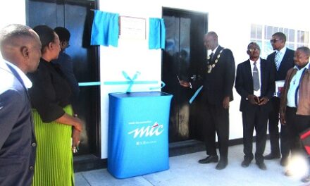 Shaanika Nashilongo SS receives classrooms from MTC