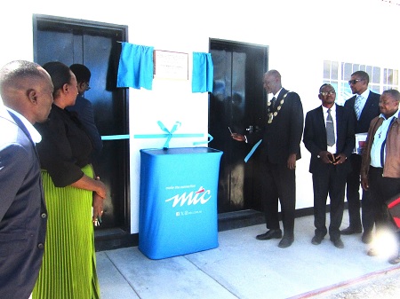 Shaanika Nashilongo SS receives classrooms from MTC