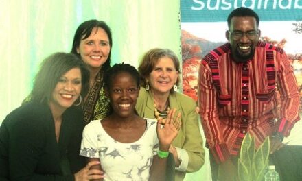 Students win N$20,000 from a lucky draw at Old Mutual Youth Indaba