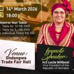 Witbooi to attend Ondangwa trade exhibition gala dinner