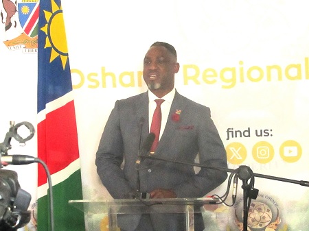 Oshana Governor notes reduced crime in State of the Region Address