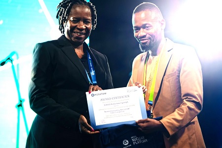 Obninsk NEW-26 Forum welcomes Namibian winner of Atoms Empowering Africa contest