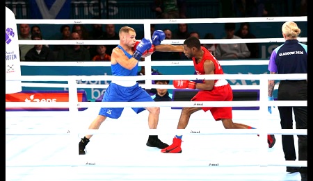 Namibian boxer Ndevelo progresses to semifinals in Glasgow