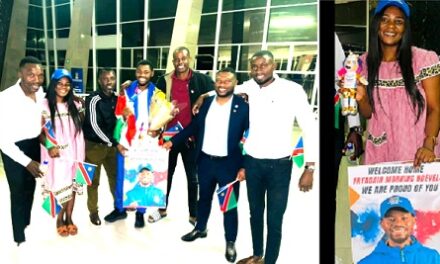 Namibia welcomes the Commonwealth champion
